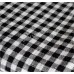 Dabi Parna Men's UnStitched Casual Cotton White And Black Big Small Check Parna (Length- 3 Meters)