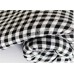 Dabi Parna Men's UnStitched Casual Cotton White And Black Big Small Check Parna (Length- 4 Meters)