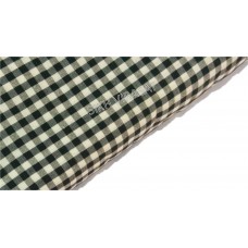 Dabi Parna Men's UnStitched Casual Cotton White And Black Small Check Parna (Length- 4 Meters) 