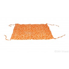 Orange Leaf Designer Patka ਪਟਕਾ Pathka - With Four String 