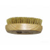 Wood Black Brown Oval Special Soft Bristle Beard and Hair Brush By Abhi Seico