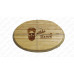 Wood Black Brown Oval Special Soft Bristle Beard and Hair Brush By Abhi Seico