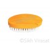 Wood Black White Round Shape Beard Brush, Soft Bristle Beard and Hair Brush By Valabh Finest & Most Durable Hair Brush Color Brown
