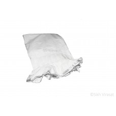 Chandoa Sahib Canopy Beautiful Cotton Silver Lace Wavy Folds Color White 6 X 4 Feet Chandoa Sahib 