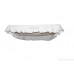 Chandoa Sahib Canopy Beautiful Soft Cotton Wavy Folds Color White 4.5 X 4 Feet Chandoa Sahib 