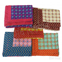 Rumala Sahib Double Emboss Phulkari Star Flower Pattern Designer 