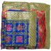 Rumala Sahib Double Emboss multicolor golden Pattern Designer color Royal Blue