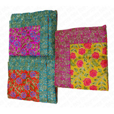 Rumala Sahib Double Designer Flower Pattern Multicolor Double Border Rumala Sahib Double Designer Flower Pattern Multicolor Double Border