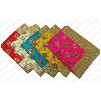 Rumala Sahib Double Designer golden flower Pattern 