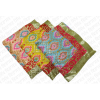 Rumala Sahib Double Designer Double Flower Pattern Multicolor 