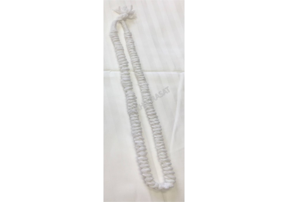 Mala Wool Large 108 Beads (Color- White)