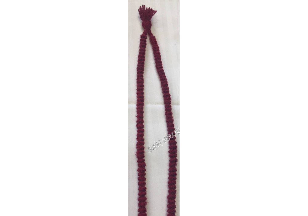 Mala Wool Large 108 Beads (Color- Red)
