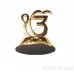 Ek Onkar Gurbani Decoration Accessories Ik Onkar Steel Model Color Golden Medium Size 8 