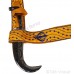 Gatra Or Gaatra Designer Embroidery Khanda Pattern Adjustable Steel Buckle Width 1.5 Inch Color Yellow 