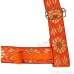 Gatra Or Gaatra Designer Floral Pattern Adjustable Steel Buckle Width 1.5 Inch Color Kesri (Saffron) 