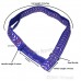 Gatra Or Gaatra Designer Leaf Pattern Adjustable Steel Buckle Width 1.5 Inch Color Royal Blue 