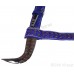 Gatra Or Gaatra Designer Leaf Pattern Adjustable Steel Buckle Width 1.5 Inch Color Royal Blue 