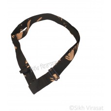 Gatra Or Gaatra Army Print Adjustable Plastic Buckle Width 1.5 Inch Color Black & Brown