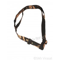 Gatra Or Gaatra Army Print Adjustable Plastic Buckle Width 1 Inch Color Black & Brown