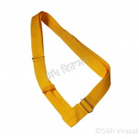 Gatra Or Gaatra Adjustable Steel Buckle Width-1.5 Inch Color Kesri (Saffron)