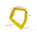 Gatra Or Gaatra Adjustable Steel Buckle Width 2 Inch Color Yellow