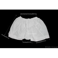 Kachera No.14 Elastic Waist Size 30 - 36 Inches White