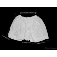 Kachera No.16 Elastic Waist Size 32 - 40 Inches White