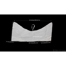 Kachera No.48 Taksali Medium Tie-Knot (Naale/Nale Wala) Waist Size 30 - 34 Inches White