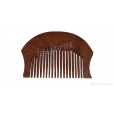 Kanga Round Or Kangi Or Kanga Wood OR Kangha Or Wooden Comb Or Wood Light Brown Sikh Comb Extra Small Size 2.5 inches