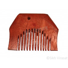 Kanga or Kangi Or Kanga Wood or Kangha or Hexagonal Wooden Comb or Wood fire-y Brown Kids Sikh Comb Size 2 inches