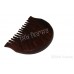 Kanga Round Or Kangi Or Kanga Mori Wood OR Kangha Or Wooden Comb Or Wood Dark Brown Sikh Comb Small Size 1.5 inches