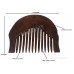 Kangha Or Kangi Or Kanga Wood Or Half Round Wooden Comb Or Wood Dark Brown Sikh Comb Size 2.4 inches