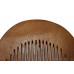 Kanga Round Or Kangi Or Kanga Wood OR Kangha Or Wooden Comb Or Wood Orange Brown Sikh Comb Size 2.75 inches