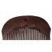 Kanga Round Or Kangi Or Kanga Mori Wood OR Kangha Or Wooden Comb Or Wood Dark Brown Sikh Comb Small Size 2.75 inches