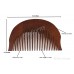 Kanga Round Or Kangi Or Kanga Wood OR Kangha Or Wooden Comb Or Wood Cinnamon Brown Sikh Comb Size 3.6 inches