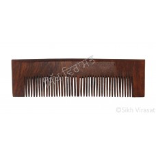 Kangha Or Kanga Or Wooden Comb Sikh Comb Dark Brown Size 7 inches