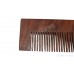 Kangha Or Kanga Or Wooden Comb Sikh Comb Dark Brown Size 7 inches