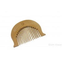 Kangha Or Kangi Or Kanga Wood Or Hexagonal Wooden Comb Or Wood cream Sikh Comb Size 3 inches