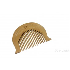 Kangha Or Kangi Or Kanga Wood Or Hexagonal Wooden Comb Or Wood cream Sikh Comb Size 3 inches