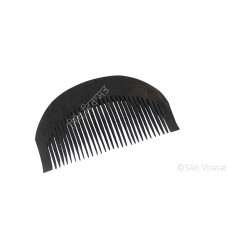 Kangha Or Kangi Or Kanga Wood Or Half Round Hexagonal Wooden Comb Or Wood black Sikh Comb Size 5 inches