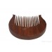 Kanga Round Curved Or Kangi Or Kanga Wood OR Kangha Or Wooden Comb Or Wood Dark Brown Sikh Comb Size 3 inches