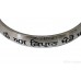 Kara Or Kada Stainless-Steel Curved outer surface Engraved with Written Gurbani Color Silver Size-6.7cm to 7.8 cm