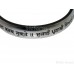 Kara Or Kada Stainless-Steel Curved outer surface Engraved with Written Gurbani Color Silver Size-6.5cm to 7.3cm