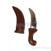 Kirpan Or Kirpaan Wooden handle and engraved cover With Iron (Punjabi: Sarabloh) Blade - Small Size 5 - 7 Inch