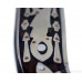 Kirpan Or Kirpaan Taksali Stainless-Steel & wood engraved Multi-pattern cover With Iron (Punjabi: Sarabloh) Blade - Small Size 6 - 9 Inch