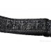 Khalsa Kirpan Gatra Or Gaatra Designer Embroidery Black, Silver Floral Pattern Adjustable Steel Buckle Width 2.0 cm Color Black