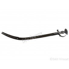 Julfkar Kirpan Kamani Blade / Dhulfiqar / Zulfiquar Gatka Sports Iron/Sarbh Loh Size 35 inches (3 Feet)