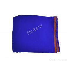 Lohi or Loi Wollen Royal Blue with Golden Border