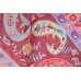 Pure Wool Light Traditional Kanni Paisley Red & Multi Color Shawl /Stole