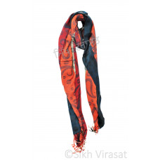 Multicolored Woven Design Pashmina Semi Silk Shawl /Stole